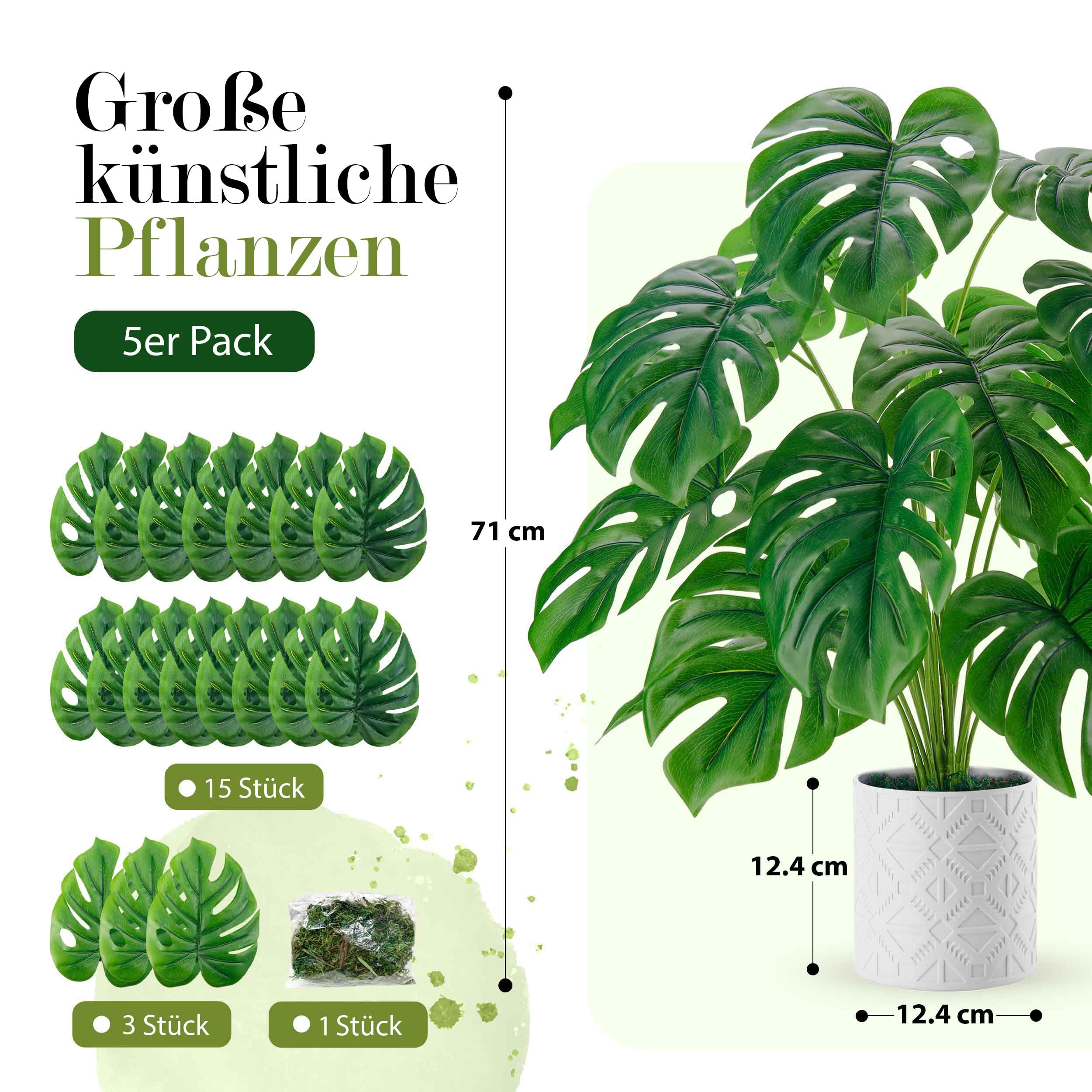 Künstliche Rose 71 cm – Boho Deko Pflanze für Zuhause - Image 5