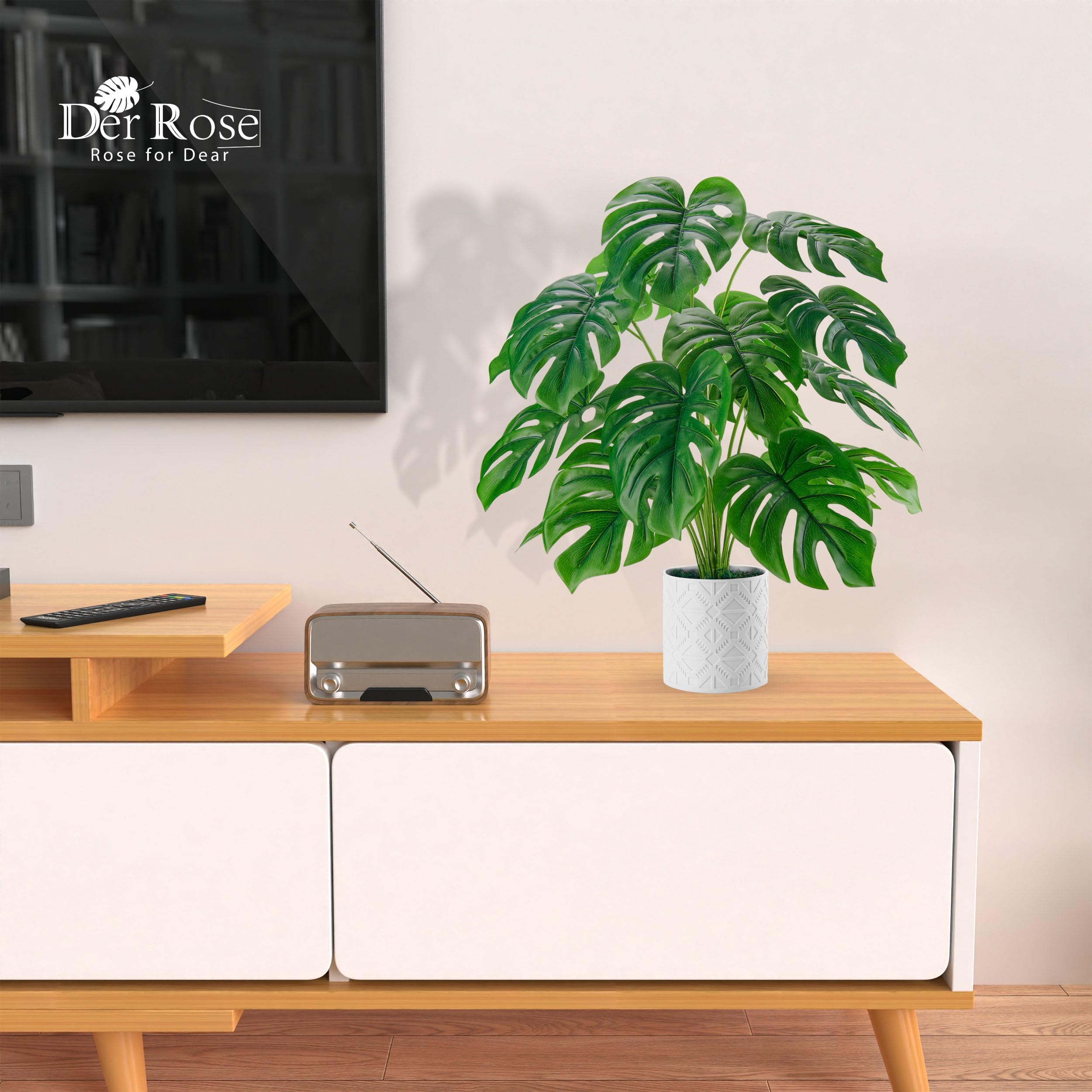Künstliche Rose 71 cm – Boho Deko Pflanze für Zuhause - Image 2
