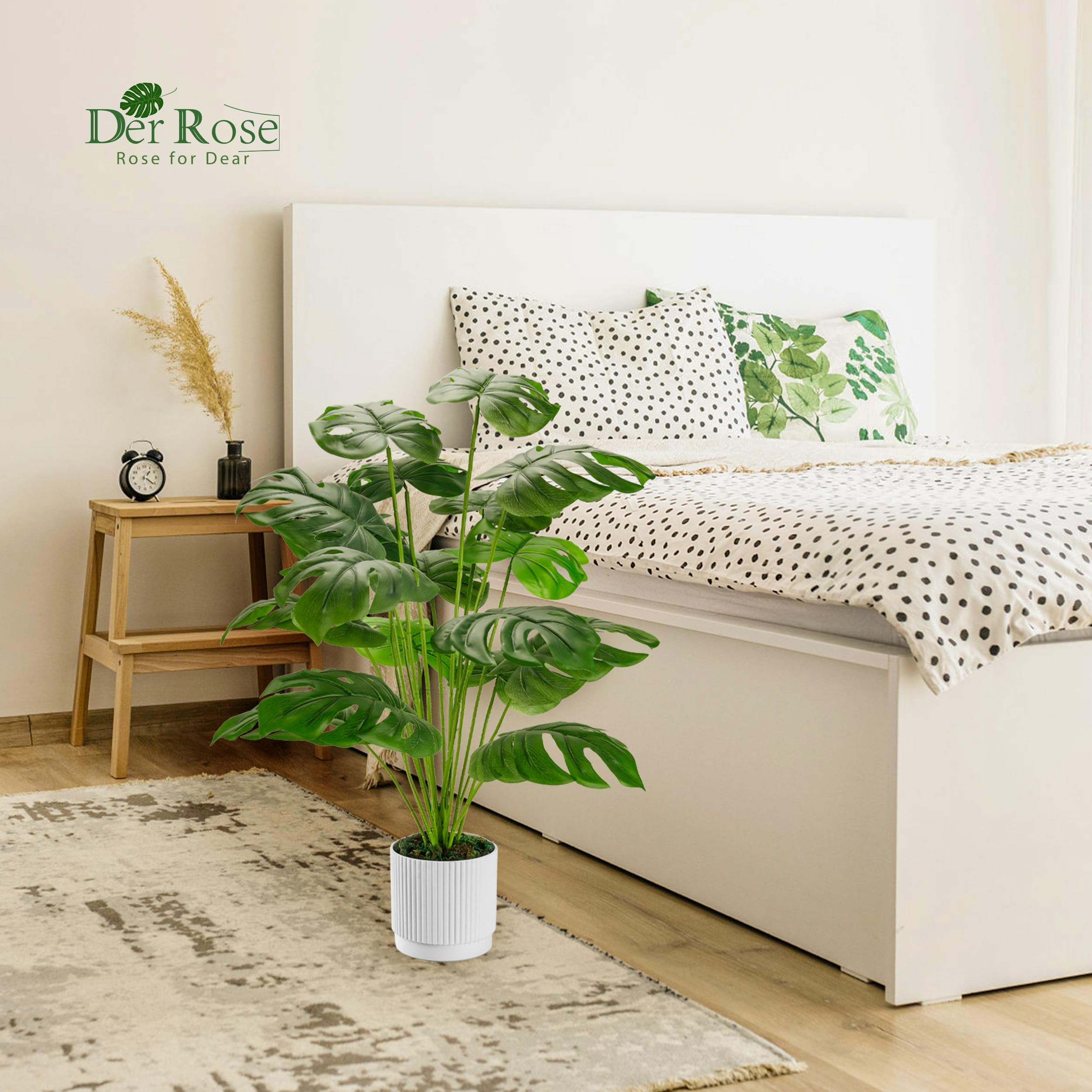 Künstliche Rose Pflanze 71 cm – Realistische Deko Pflanze - Image 5
