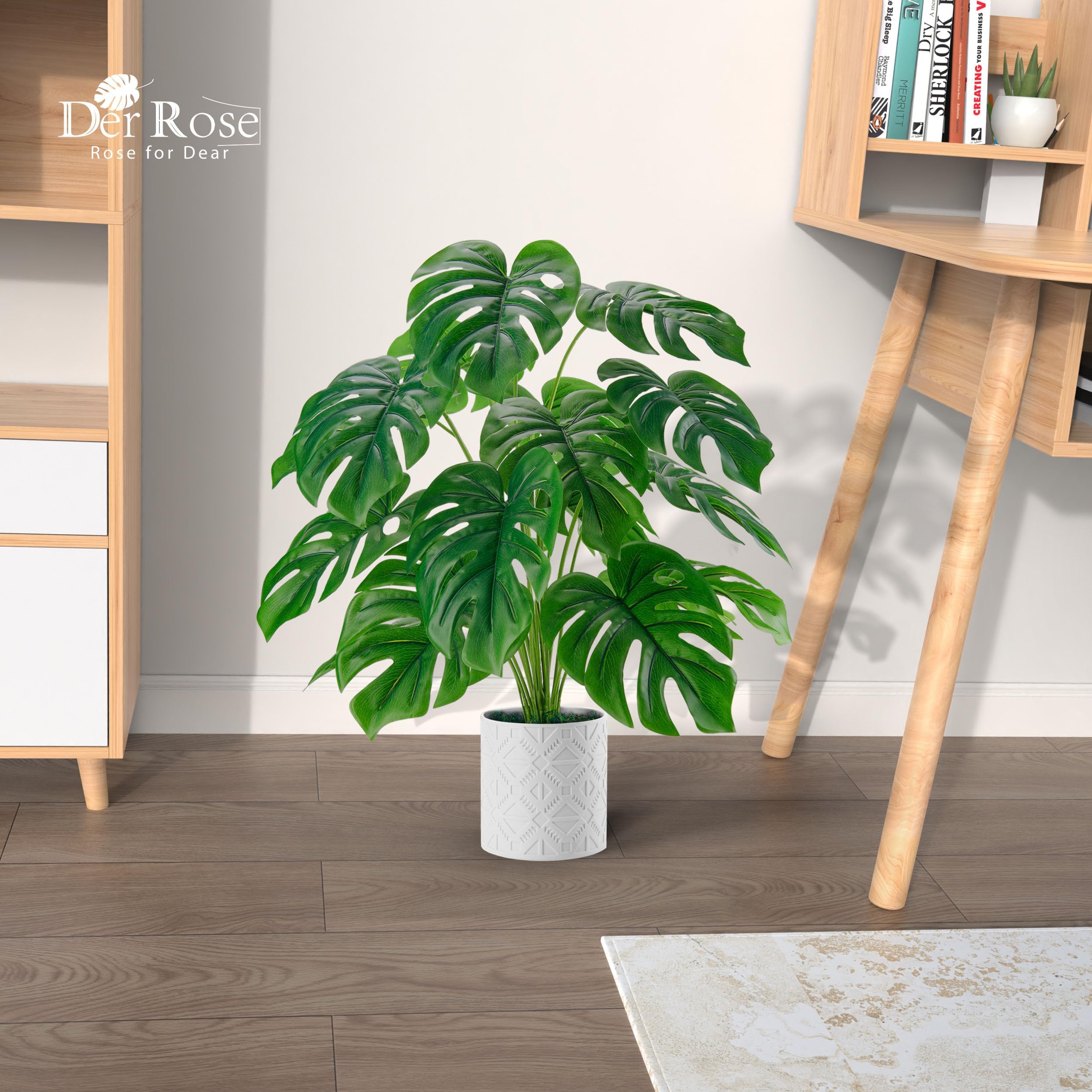 Künstliche Rose 71 cm – Boho Deko Pflanze für Zuhause - Image 4